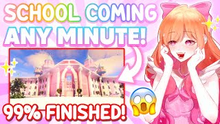 NEW SCHOOL 99 FINISHED CONFIRMED COMING ANY MINUTE Royale High Tea Spill New Updates Roblox