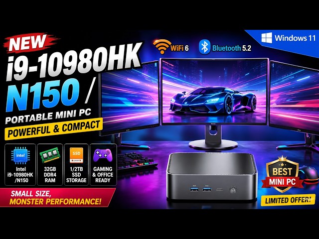 NEW Intel i9-10980HK Mini PC Review | 32GB RAM, 2TB SSD, Windows
