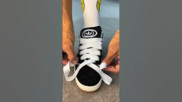 The Perfect Way To Lace Adidas Campus For A Clean Look Adidascampus Adidassneakers Shoelacetying 