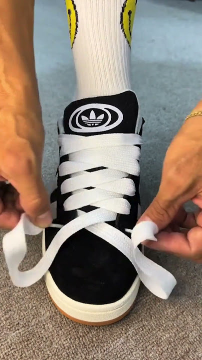 The Perfect Way to Lace Adidas Campus for a Clean Look #adidascampus #adidassneakers #shoelacetying