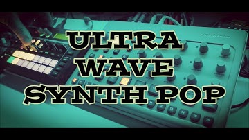 Ultra Wave SynthPop on 2 boxes #roland #mc101 &  #elektron #cycles "Weekend Challenge" #hardwarejams
