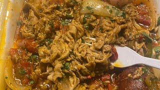 Chef Ricardo Adams World 🌎 Famous Alabama Red Sauce Gourmet Chitterlings!(205)830-2840.