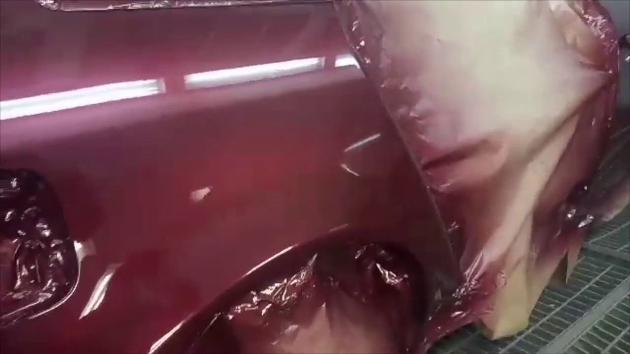 Шагрень при покраске автомобиля - YouTube