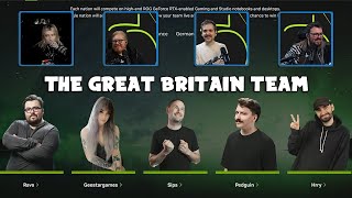 Yogs representing Great Britain