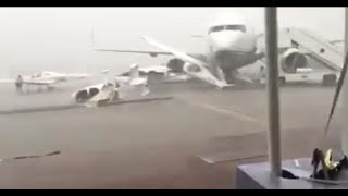 dubai biggest rain storm in 2016 planes collide in UAE