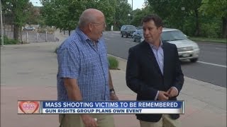 Dueling gun rallies on day before Aurora theater shooting