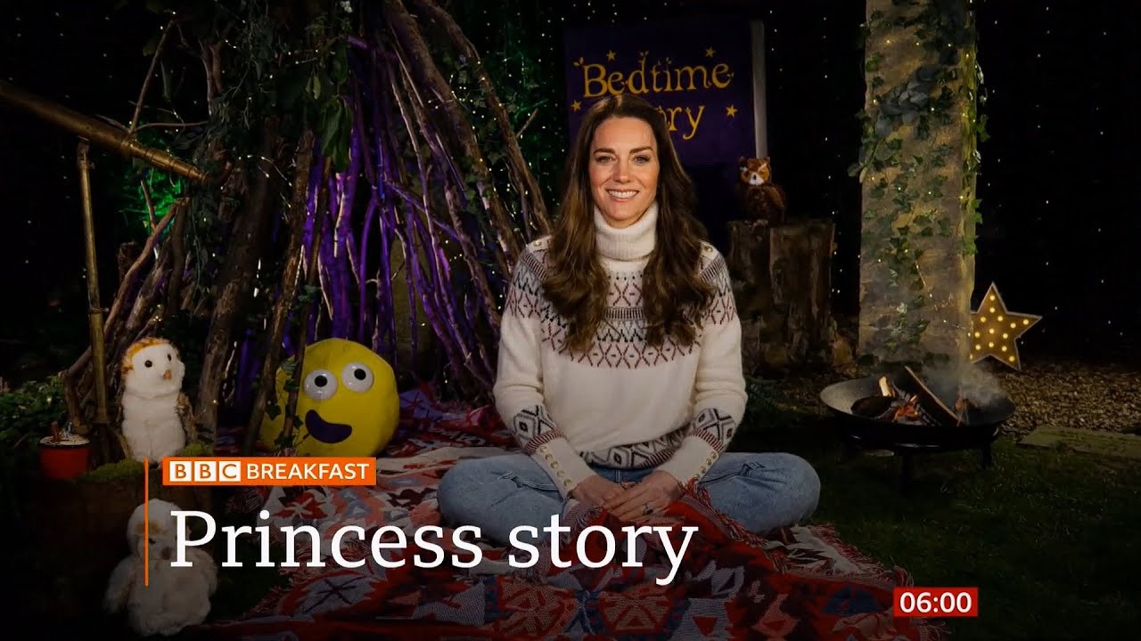 Kate Middleton reads CBeebies bedtime story (UK) BBC News 8th