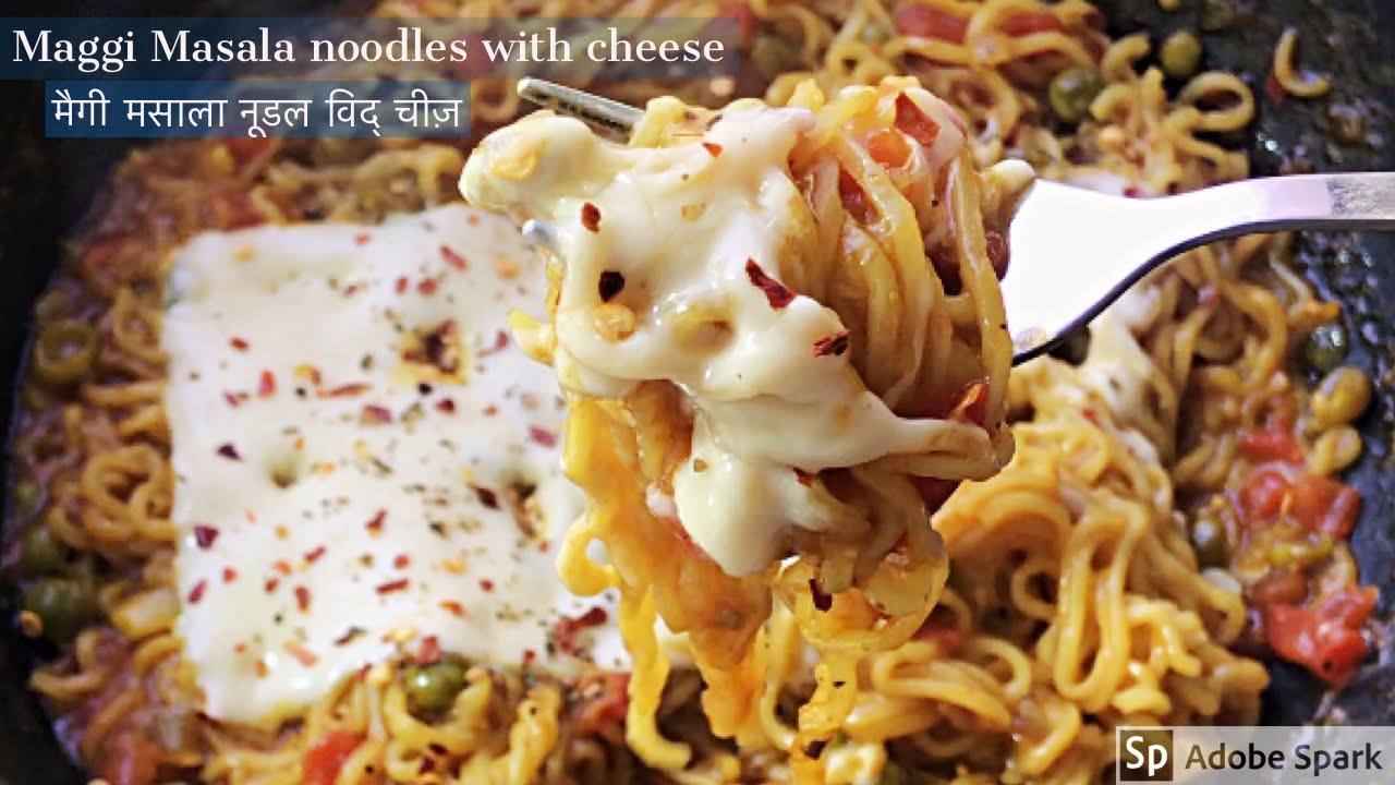 Cheese Maggie Recipe Street Style Cheesy Masala Maggi How To Make