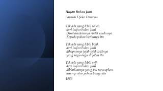 Download Lagu Pembacaan puisi Hujan Bulan Juni MP3