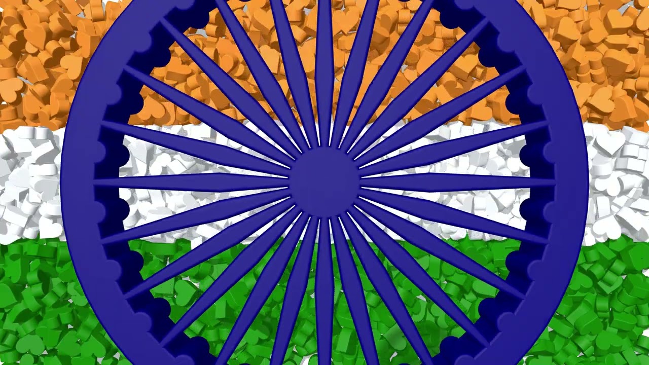 Revolutionary 3D Indian Flag Animation 