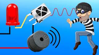 How To Make Easy Security Alarm | Proximity Sensor Circuit