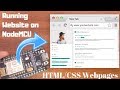 Running Website on NodeMCU Server | ESP8266