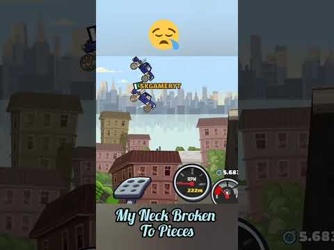 😂 My Neck Broken To Pieces In Hill Climb Racing 2 || Hcr2 #shorts