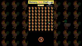 Memory Test Challenge 😸#viral #shortvideo #challenge #iqtest #power #emojy #question #2025 #views