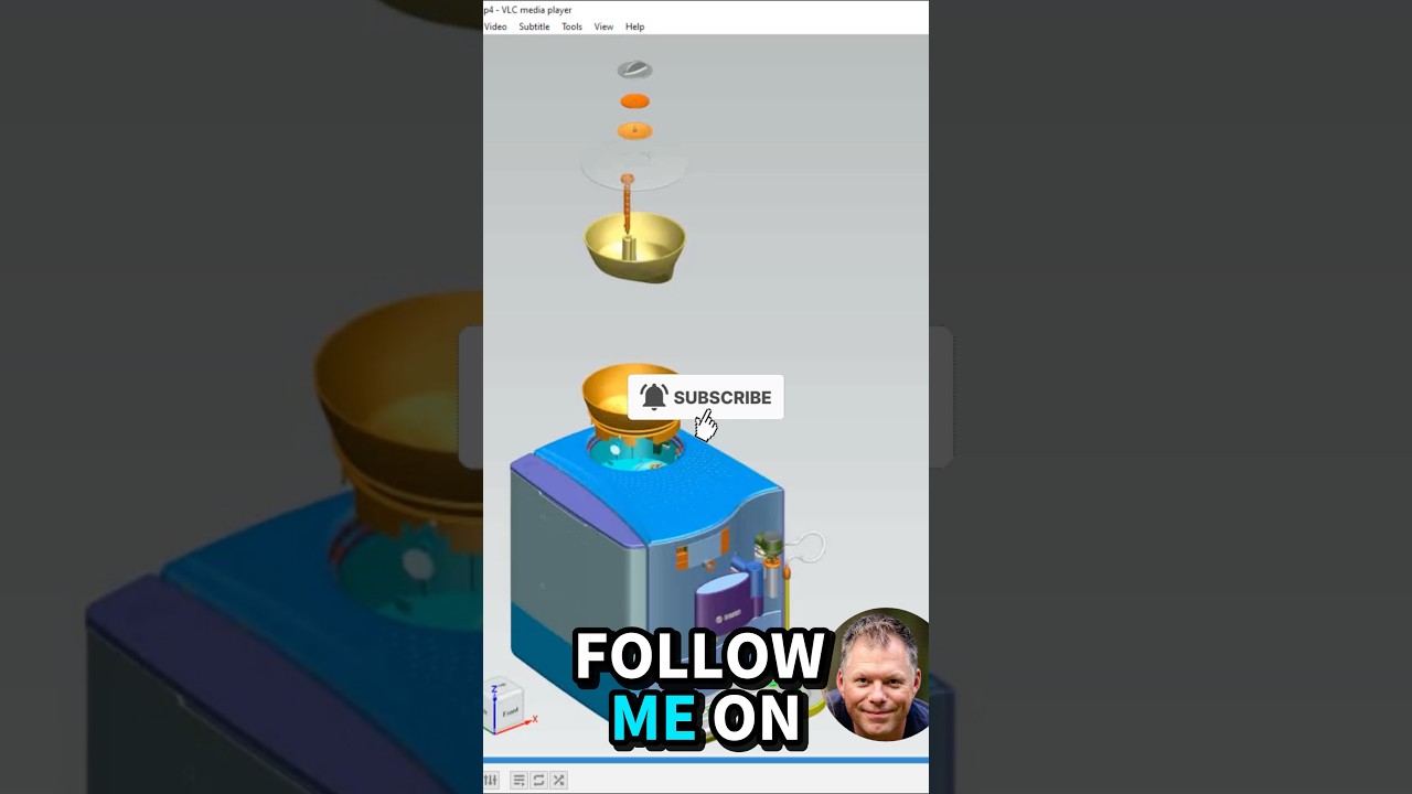 🎬☕ Process Simulate Movie Overlays Infos Directly in Your Video Coffee Machine Disassembly