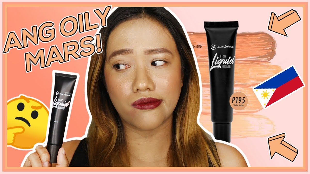 EVER BILENA ALL DAY LIQUID FOUNDATION REVIEW & WEAR TEST | FULL COVERAGE PERO.... BAT GANTO?!