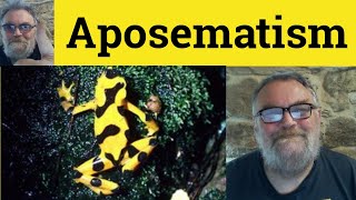 🔵 Aposematic Meaning - Aposematism Definition - Aposematic Examples - Aposematic Aposematism