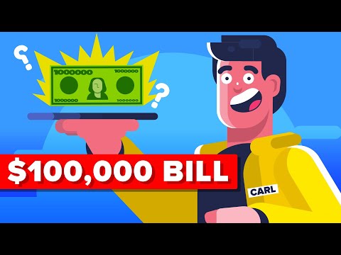 वीडियो: हजारों डॉलर के बिल पर किसका चेहरा है?