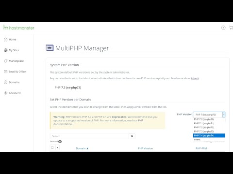 How To Change PHP Version In Hostmonster Web Hosting Dashboard?