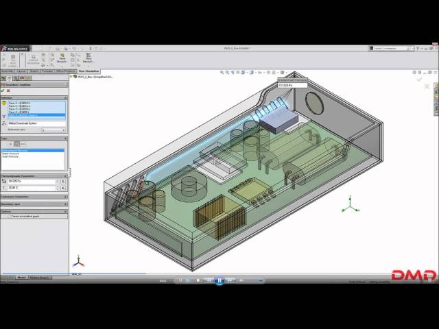 ¿Cómo hacer simulación CFD (Computational Fluid Dynamics) con SolidWorks Flow Simulation?