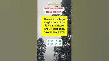 How many boys? #shorts #maths #riddlemathzone#ratioandproportion