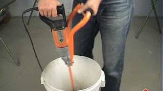 RUBI RUBIMIX -10 Mezclador de morteros y líquidos/ Mortar and liquids Mixer  - YouTube