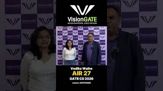 Vedika Walhe got AIR 27 in GATE CS | VisionGATE Ranker #gatecse