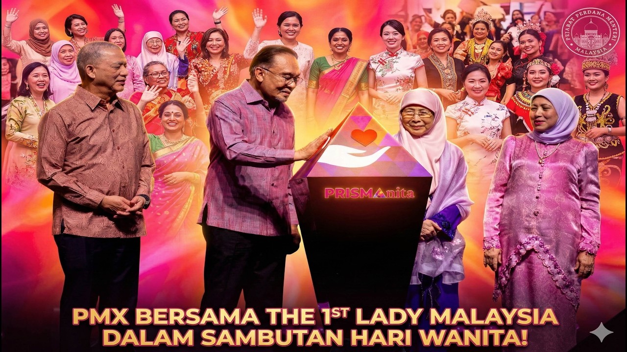 PMX BERSAMA THE 1ST LADY MALAYSIA DALAM SAMBUTAN HARI WANITA!