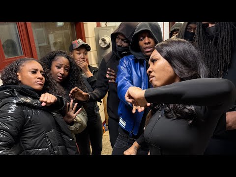 Destiny is about to throw hands with a girl l on the train and Brooke tries to stop her!