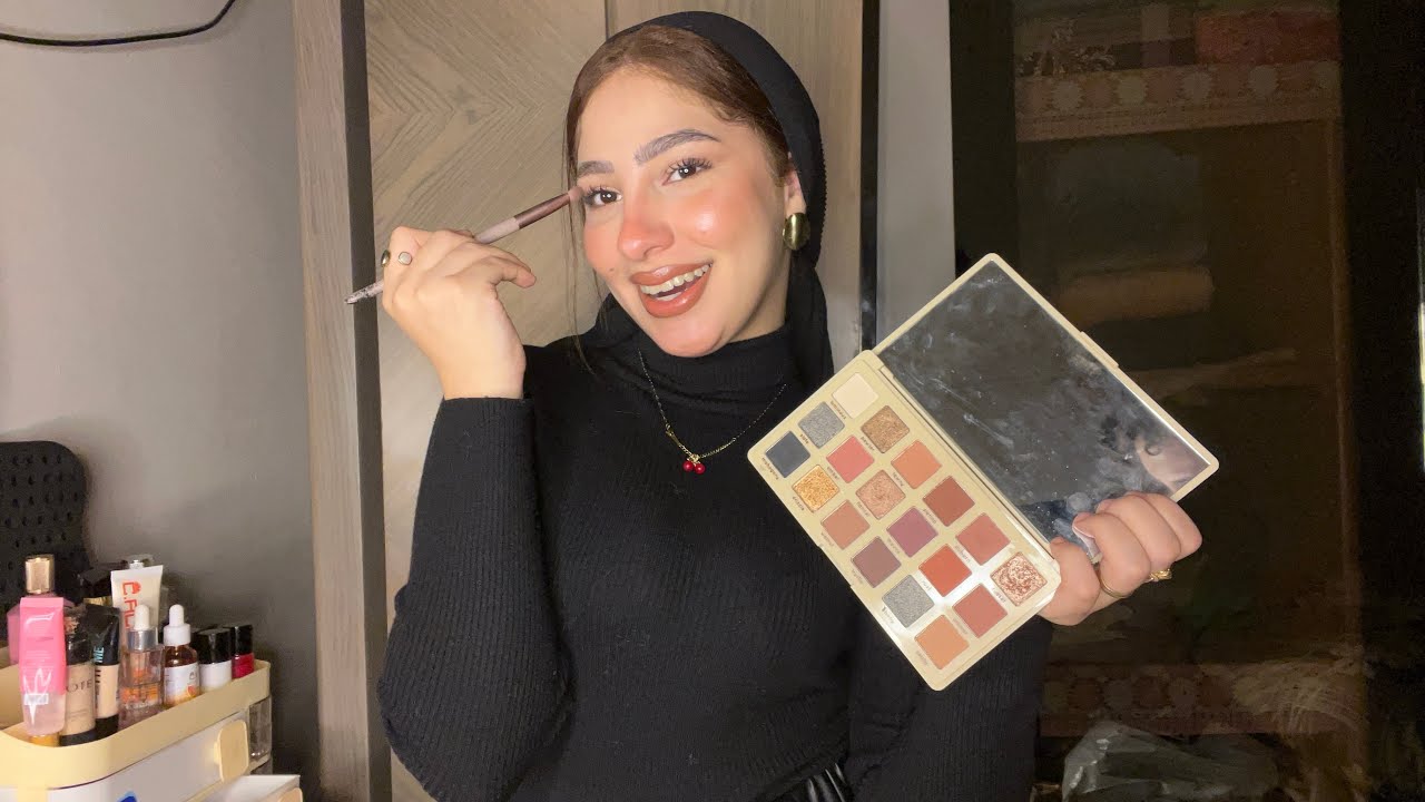 عملت ميكب لنفسي  في يوم كامل مش هتصدقو النتيجه في الاخر  😳🥹