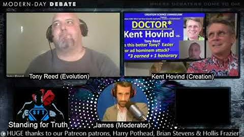 Debate: Kent Hovind & Tony Reed - Cre vs Evo: Scientific Application? *CLEAN VERSION NO TECH ISSUES*