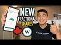 NEW Wealthsimple Trade Feature - FRACTIONAL SHARES IN CANADA FINALLY AVAILABLE