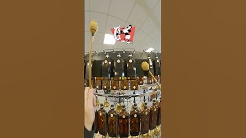 Steamboat Willie Whistle (Mickey Mouse) on Tuned Bottles @kolbergpercussion