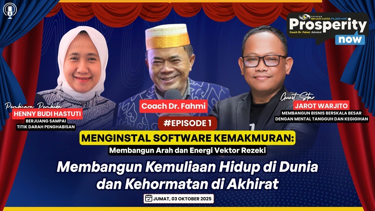MENGINSTAL SOFTWARE KEMAKMURAN Bersama Coach Dr. Fahmi