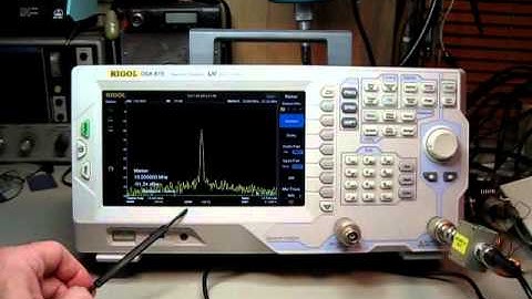 RIGOL DSA-815 Spectrum Analyzer - Frequency Accuracy