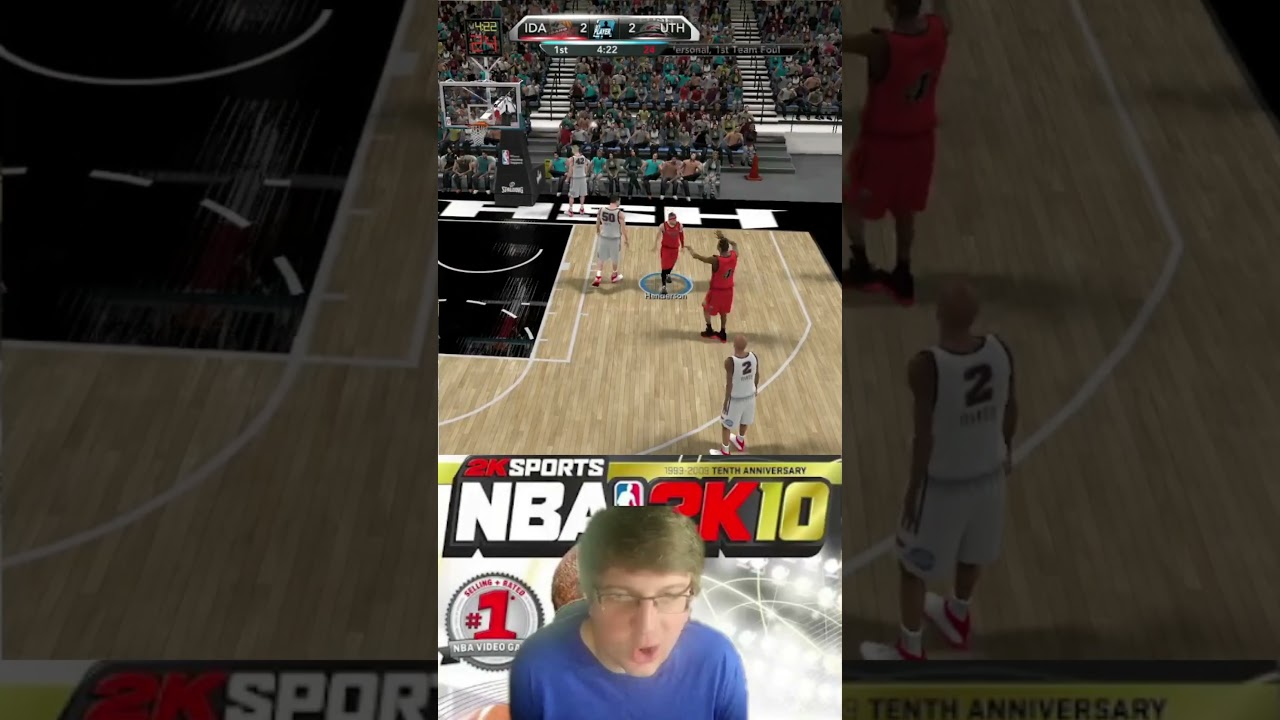 Insane hang time!! (and 1) 