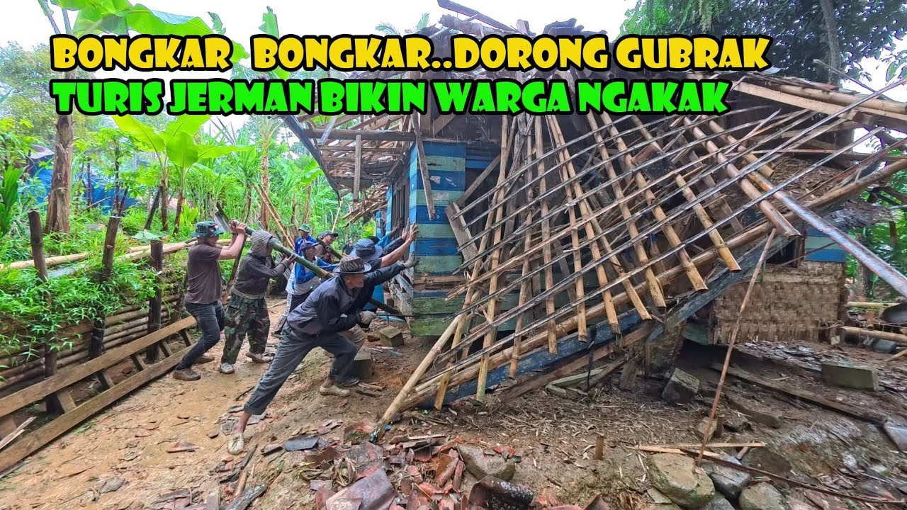 Bongkaran Rumah Bah Dayat...Kehadiran Tamu Dari Jerman..Sangat Menghibur Masyarakat.