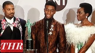 SAG Awards Winners for 'Black Panther' Full Press Room Speeches | THR