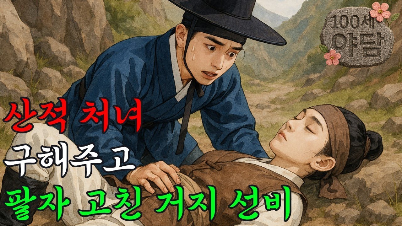 산적 처녀 구하고 보답을 받은 비렁뱅이 선비 / 야담·민담·전설·설화·옛날이야기