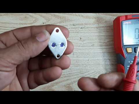 فيديو قياس الترانزستور ومعرفة نوعه npn أو pnp  وتحديد اطرافه E B C