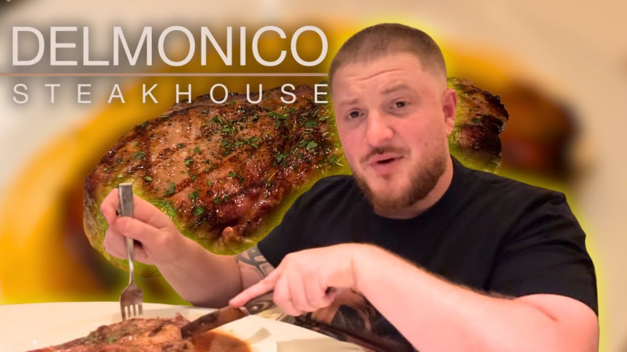 Ужин в стейк-хаусе Delmonico в Лас-Вегасе.