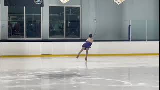 pines ice arena - figure skating competition  2023 - Seoyoon Kim_ pre-free skate