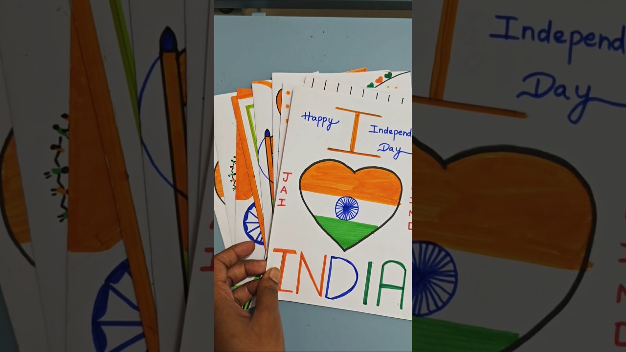 Diy independence day greeting card ideas 