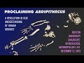 Boston University Dialogues in Biological Anthropology: Proclaiming Ardipithecus— Part 1
