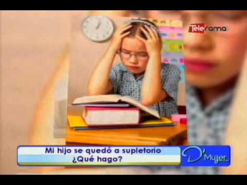 Mi hijo se quedó en supletorio ¿Qué hago?