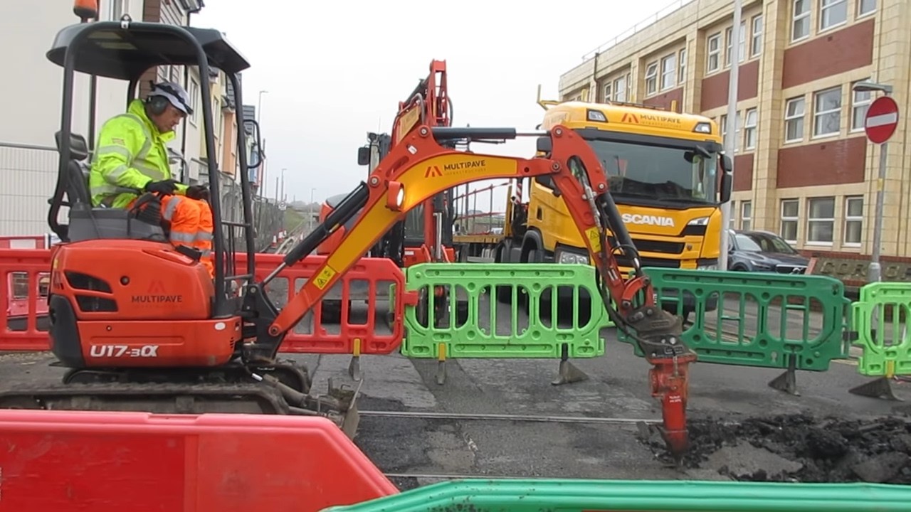 DEMOLITION WATERLOO ROAD AND TRAM TRACK REMOVAL RIGBY ROAD BLUNDELL STREET BLACKPOOL 09/03/2026
