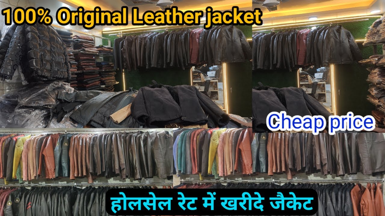 100 Original Branded Leather jackets, Leather jackets market in delhi