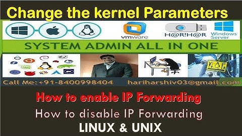 IP Forwarding Unix Linux