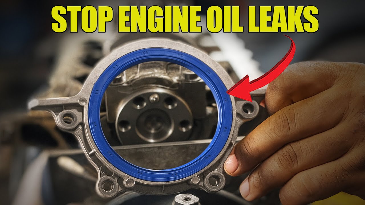 Auto Repair Training: Rear Crank Oil Seal Replacement & Installation ...