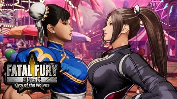 Chun li vs Mai - Fatal Fury City of the Wolves gameplay